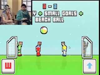 Jogo tosco de futebol