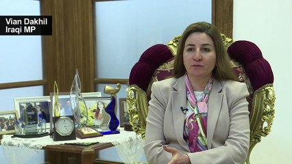 Iraqi Yazidi lawmaker could be barred from US award ceremony