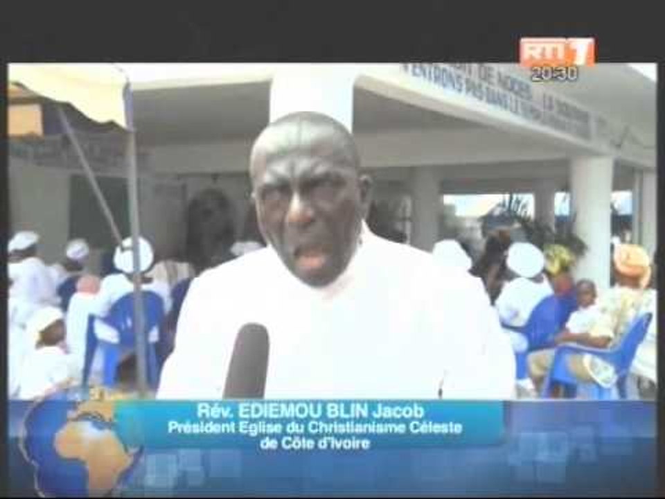 Culte d'action de grâce des chrétiens de l'église du christianisme céleste