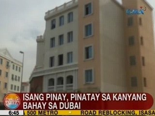 UB: Isang Pinay, pinatay sa kanyang bahay sa Dubai