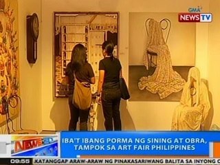 Download Video: NTG: Iba't ibang porma ng sining at obra, tampok sa Art Fair Philippines