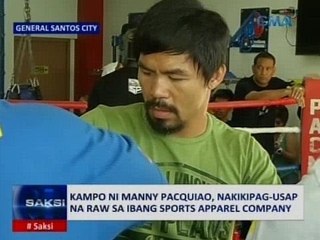 SAKSI: Kampo ni Manny Pacquiao, nakikipag-usap na raw sa ibang sports apparel company