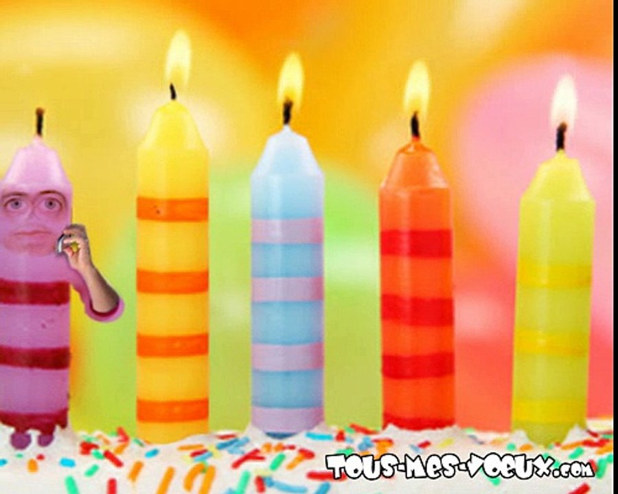 Le serveur vocal - joyeux anniversaire, carte anniversaire animée