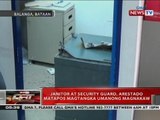 QRT: Janitor at security guard, arestado matapos magtangka umanong magnakaw