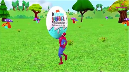Learn ABC With Spiderman Surprise Egg | ABC Songs for Children | Spiderman Cartoons for kids