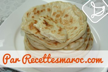 Pain Naan au Fromage - Cheese Stuffed Naan - خبز النان بالجبن