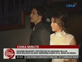 24 Oras: Solenn Heussaff, excited na sa wedding nila ni Nico Bolzico sa May