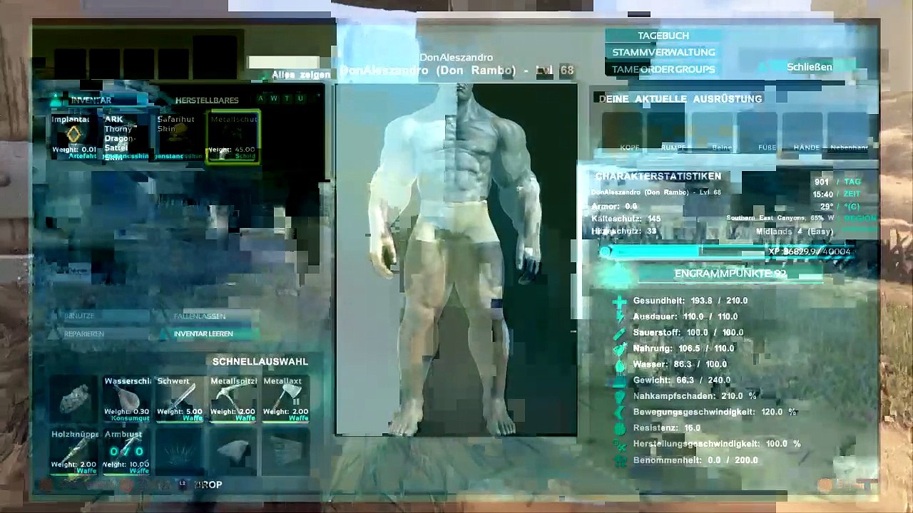 DonAleszandro ARK Survival Evolved : ««-Don Rambo beim Aufbau eines Imperiums-»» (837)