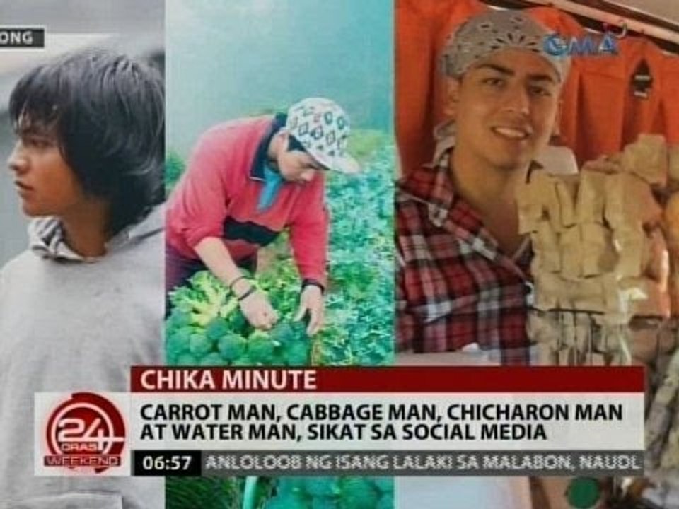 24 Oras: Carrot man, cabbage man, chicharon man...