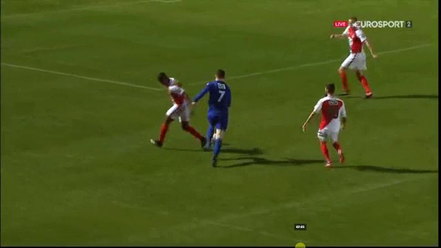 Soubervie Goal - Chambly vs AS Monaco 1-3 Coupe de France 01.02.2017 (HD)