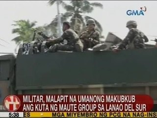 UB: Militar, malapit na umanong makubkub ang kuta ng Maute Group sa Lanao Del Sur
