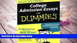 PDF [Download] College Admission Essays For Dummies Trial Ebook