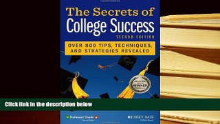 Best PDF  The Secrets of College Success Read Online