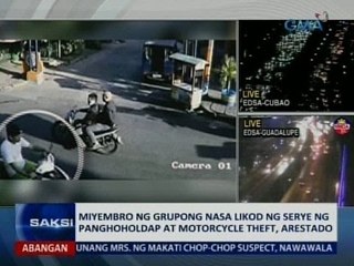 SAKSI: Umano'y holdaper at magnanakaw ng motorsiklo, arestado