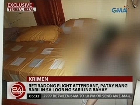 24 Oras: Retiradong flight attendant, patay nang barilin sa loob ng bahay