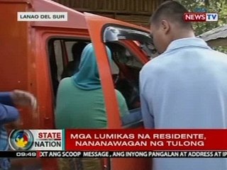 Mga lumikas na residente na malapit sa bakbakan ng militar at Maute group, nanawagan ng tulong