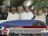 24 Oras: Mga abo ng dating Pangulong Elpidio Quirino, inilipat na sa Libingan ng mga Bayani