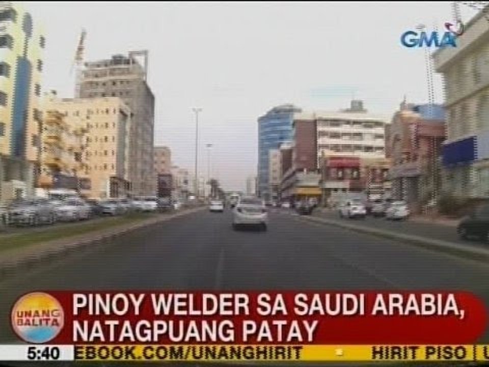 UB: Pinoy welder sa Saudi Arabia, natagpuang patay