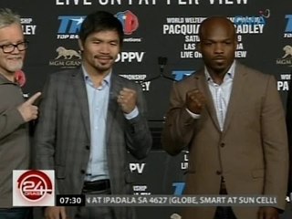 Isyu ng sobrang publicity sa laban ni Pacquiao na senatorial candidate, inaaral ng Comelec