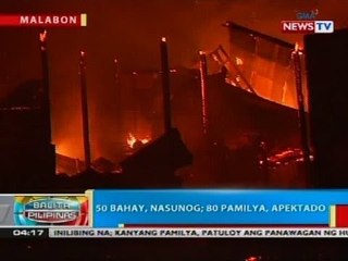 BP: 50 bahay, nasunog; 80 pamilya, apektado