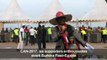CAN-2017: les supporters enthousiastes avant Burkina Faso-Egypte