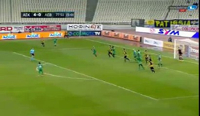 Dimitrios Kolovetsios Goal HD - AEK 5-0 Levadiakos 01.02.2017