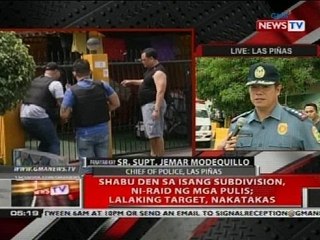 QRT: Shabu den sa isang subdivision ni-raid ng mga pulis
