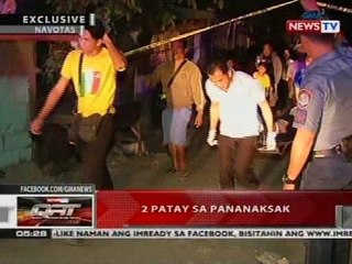 QRT: 2 patay sa pananaksak