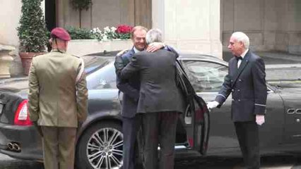 Gentiloni y Tusk hablan en Roma de inmigración antes de la reunión de Malta