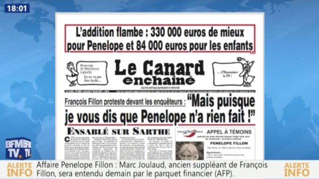 [Zap Actu] Penelope Fillon : 15 comptes, 915 000 euros versés à sa famille (01/02/17)