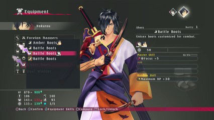 Tales of Berseria Rokurou Artes Skill List