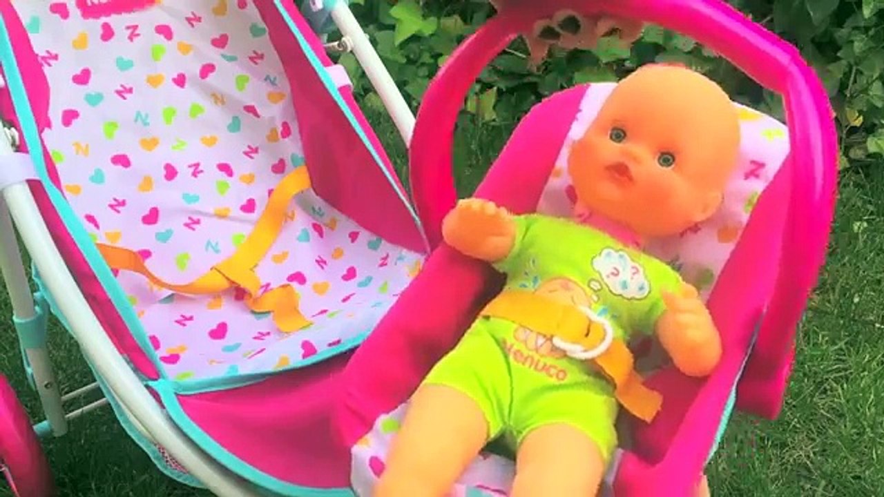 SPEELGOED POP NENUCO BUGGY EN MAXI COSI DOKTER SET FILMPJE