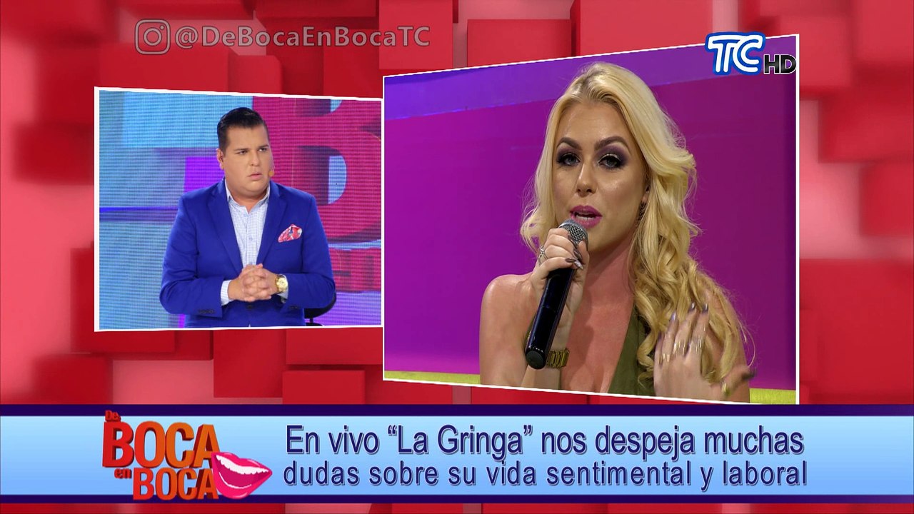 Part 1 - En vivo “La Gringa” nos despejará muchas dudas sobre su vida sentimental y laboral