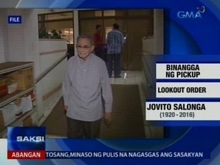SAKSI: Dating Sen. Pres. Jovito Salonga, pumanaw na