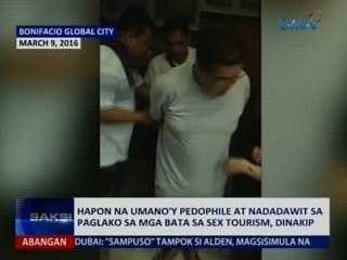 SAKSI: Hapon na umano'y pedophile at nadadawit sa paglako sa mga bata sa sex tourism, dinakip