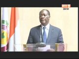A Abidjan, le Président de la République fait le bilan de sa visite officielle en Italie