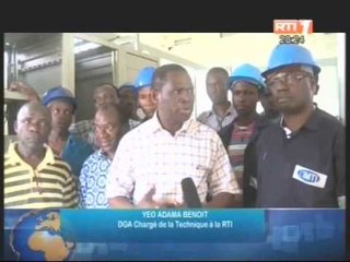 Une délégation de la RTI s'impreigne des travaux de renovation des emetteurs de l'Ouest du pays