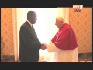 Rome: Le Président de la république a été reçu par le souverain pontife Benoit 16