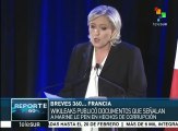 Wikileaks publica documentos que vinculan a Le Pen en actos corruptos