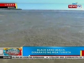 BP: Black sand beach sa Laoay, Bohol, dinarayo ng mga turista
