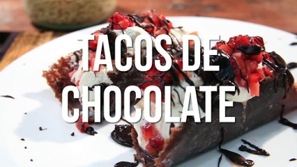 Tacos de chocolate