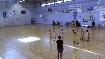 Blanc et Rouge Action : U11G4 ASCA - Arnage 28/01/2017