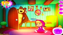 Masha Playing Dress Up-Princess Elsa Toys Factory-cartoon game for kids