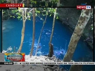 BP: Canawa Spring sa Bohol na hugis kawali, dinarayo