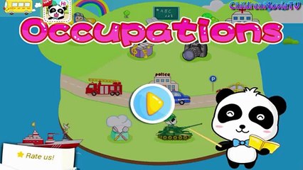Occupations Game for Children HD Kids Baby Bus Video