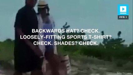 Obama chilling out and wearing his hat backwards is all you need to see today