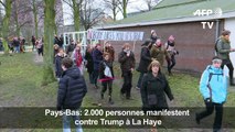 Pays-Bas: 2.000 personnes manifestent contre Trump à La Haye