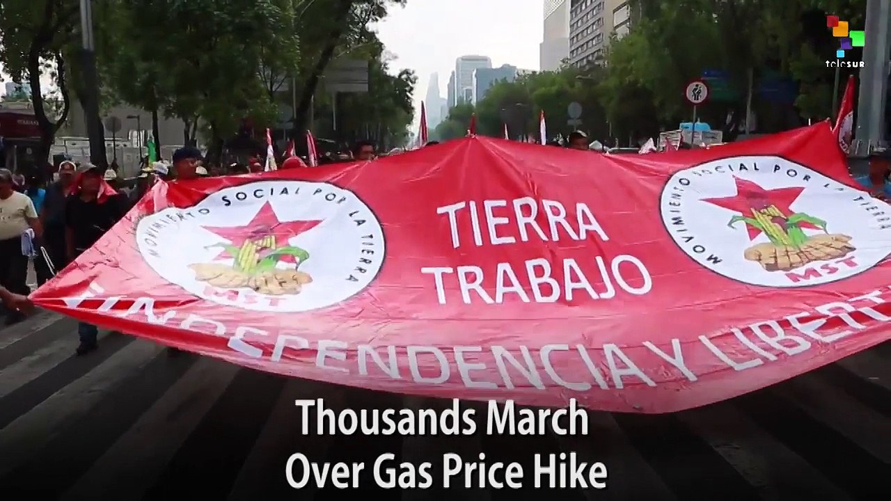 Thousands March Over Gas Price Hike