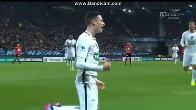 Julian Draxler Goal HD - Stade Rennais 0-1 Paris Saint Germain 01.02.2017