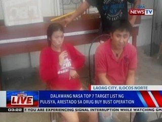 NTVL: Dalawang nasa top 7 target list ng pulisya, arestado sa drug buy bust operation